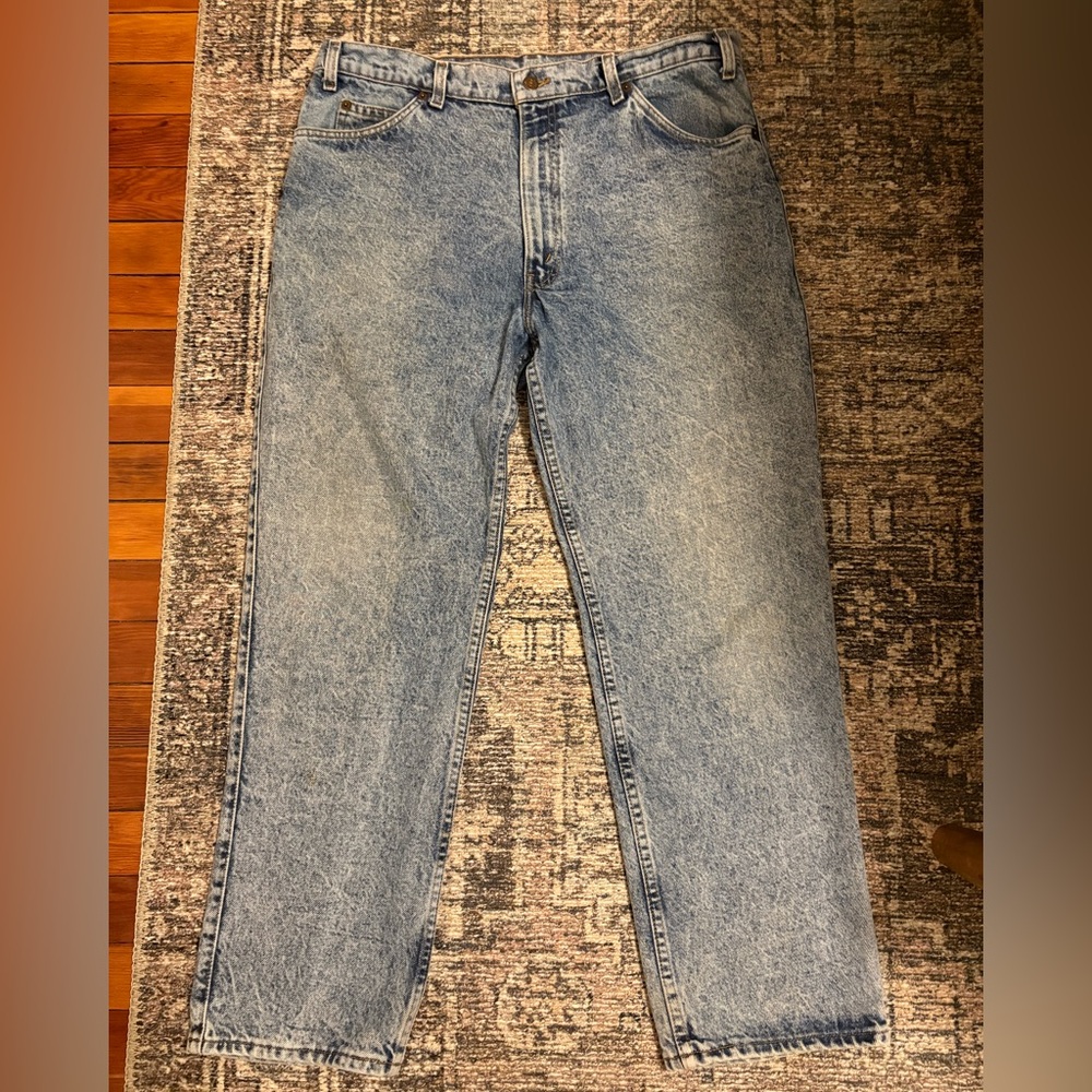 Levi’s Gold Tab Two Horse Brand Blue Jeans Denim Mens Size 38x30 Vintage 80’s
